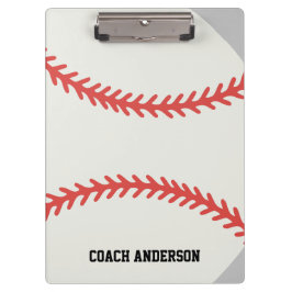 Baseball-Trainer Klemmbrett