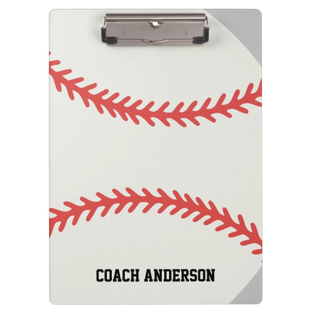 Baseball-Trainer Klemmbrett (Vorderseite)