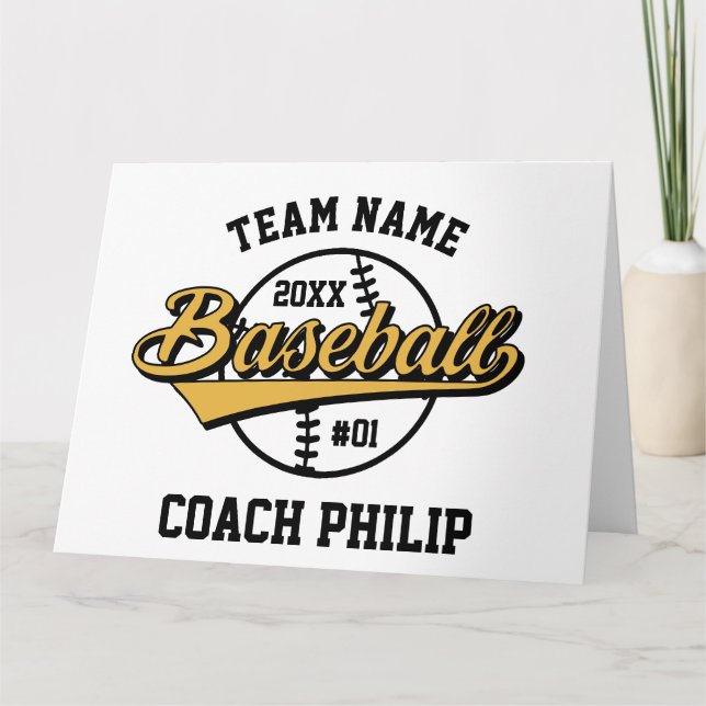 Baseball Trainer Ruhestand Team Mama Spieler Gesch Karte (Vorderseite)