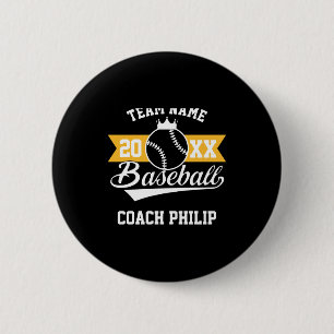 Baseball-Trainer-Ruhestand Team-Mama-Spieler-Team- Button