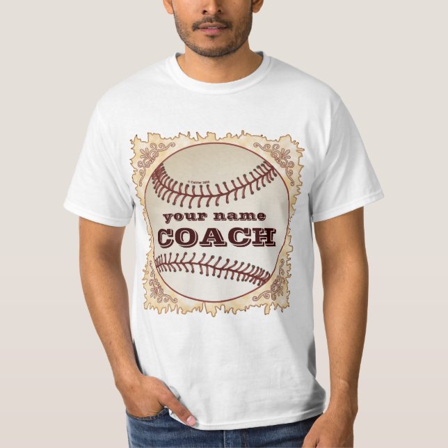Baseball-Trainer  T-Shirt (Vorderseite)