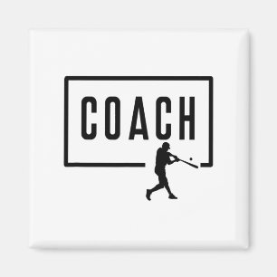 Baseball-Trainer-Team Mittelstufe Hochschule Colle Magnet