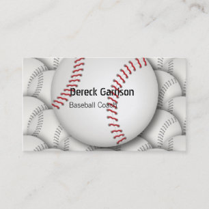Baseball-Trainer Visitenkarte