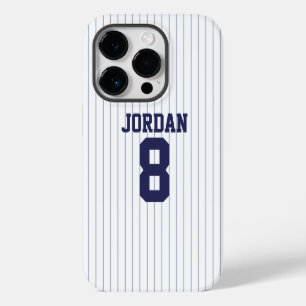 Baseball-Trikot mit individuellem Namen und Nummer iPhone 14 Pro Hülle