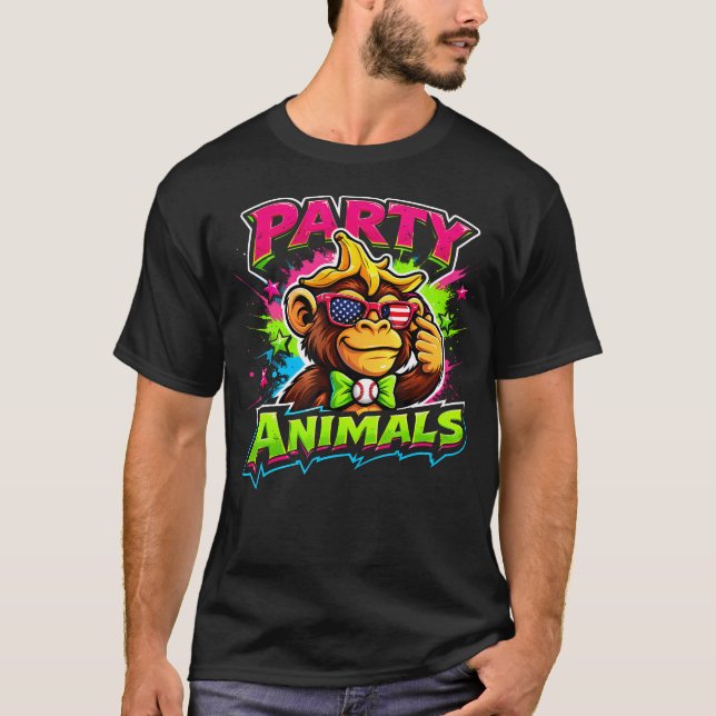 Baseball-Trikot-Party T-Shirt (Vorderseite)