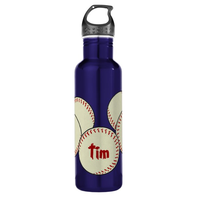 Baseball Trinkflasche (Vorderseite)