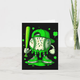Baseball-Tropf-Eiscreme-Bekleidung Jugendjunge st Karte