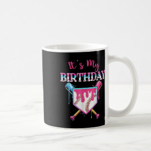 Baseball Tropfen Birthday Girl Funny Birthday Zuha Kaffeetasse