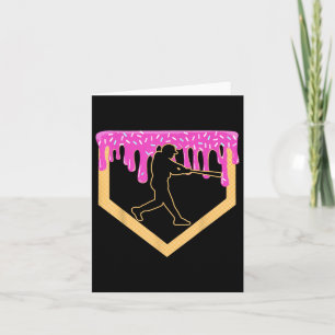 Baseball Tropfen Boy Zuhause Plate Ice Creme Jugen Karte