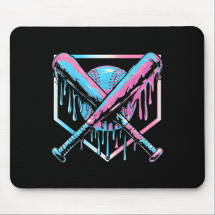 Baseball Tropfen für Boys Ice Cream mit Sprinkles Mousepad