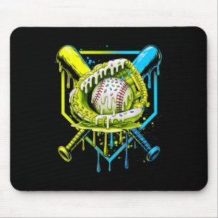 Baseball-Tropfen für Boys Ice Cream Tropfen Jugend Mousepad