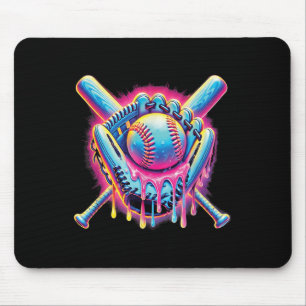 Baseball-Tropfen für Boys Ice Cream Tropfen Jugend Mousepad