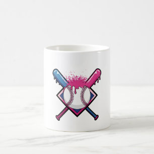 Baseball Tropfen Ice Creme Baseball Lover Kaffeetasse