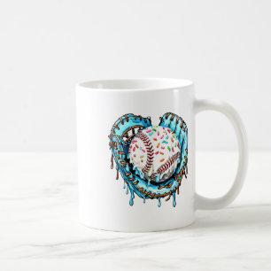 Baseball Tropfen Ice Creme Sprinkles Baseball Hand Kaffeetasse