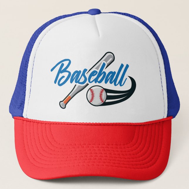 Baseball Trucker Hat Truckerkappe (Vorderseite)