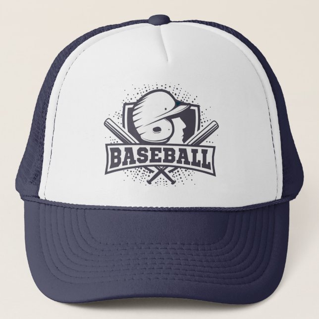 Baseball Trucker Hat Truckerkappe (Vorderseite)