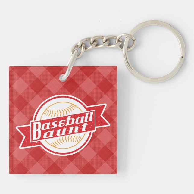 Baseball Tunt Keyring Schlüsselanhänger (Rückseite)