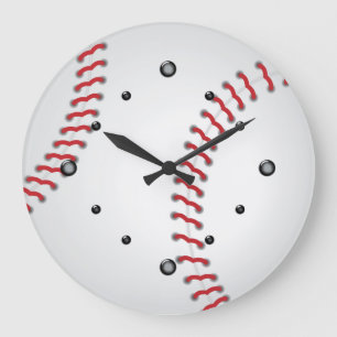 Baseball-Uhr Große Wanduhr