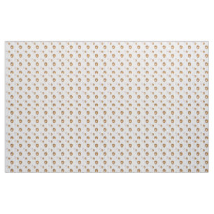 Baseball und Glove Pattern Stoff