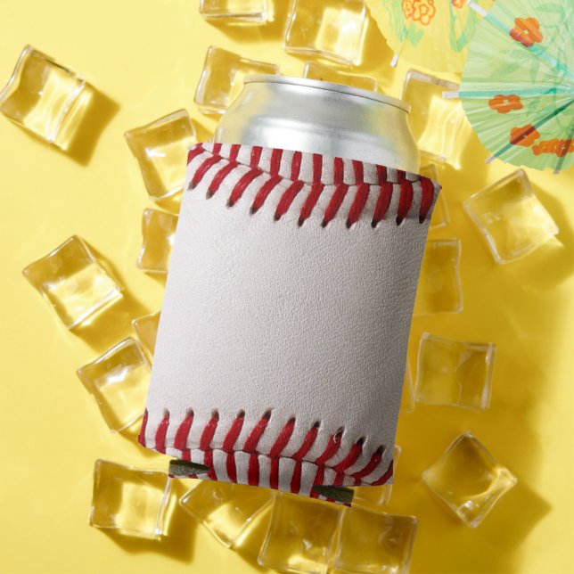Baseball und Softball rote Naht Dosenkühler (In Situ Sommer)
