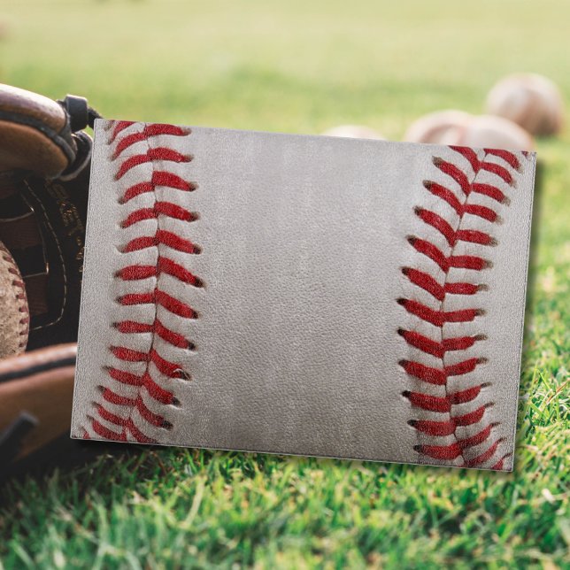 Baseball und Softball rote Naht Schneidebrett (Von Creator hochgeladen)