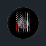 Baseball Usa Flag American Flag Patriotic Women Ki Button<br><div class="desc">Baseball Usa Flag American Flag Patriotic Women Kids Men</div>