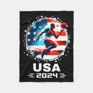 Baseball USA Flying Bisonrel 2024 Baseball USA Tea Fleecedecke