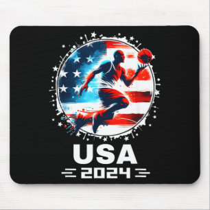 Baseball USA Flying Bisonrel 2024 Baseball USA Tea Mousepad