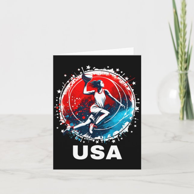 Baseball USA Go USA Team Karte (Vorderseite)