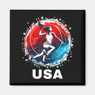 Baseball Usa Go Usa Team Magnet