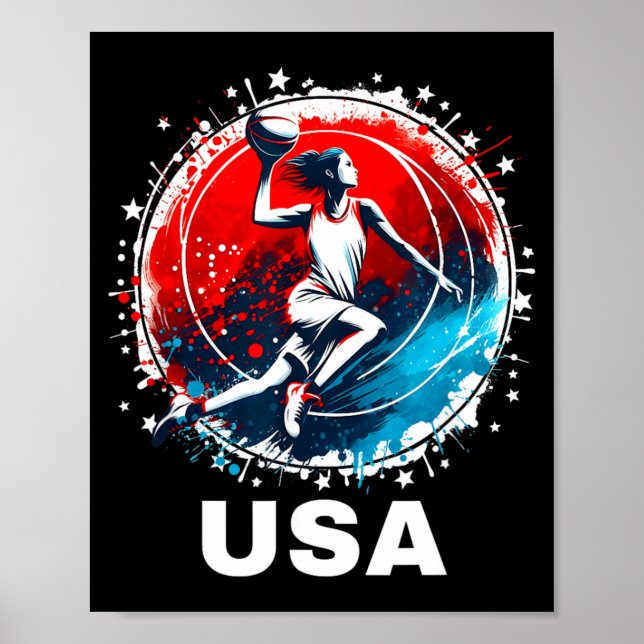 Baseball USA Go USA Team Poster (Vorne)