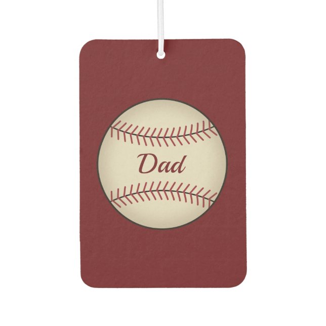 Baseball Vater Air Freshener Autolufterfrischer (Vorderseite)