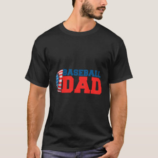 Baseball Vater American Vatertag Vater T-Shirt