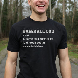 Baseball Vater Funny Definition T-Shirt