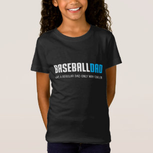 Baseball-Vater Funny Niedlicher Vater-Tag Geschenk T-Shirt