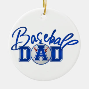Baseball-Vater Keramikornament