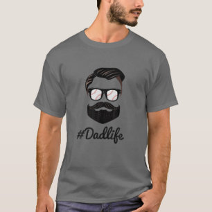 Baseball Vater Life Beard Sonnenbrille Vathers Day T-Shirt