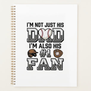 Baseball-Vater Nummer 1 Fan Vintage-Shirt-Design_1 Planer