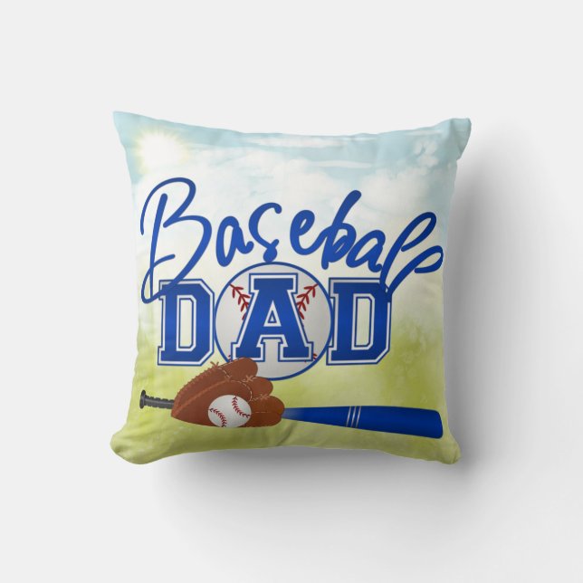 Baseball Vater Pillow Kissen (Vorderseite)