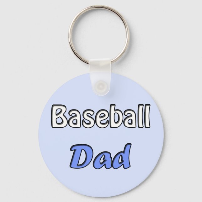 Baseball-Vater Schlüsselanhänger (Vorderseite)