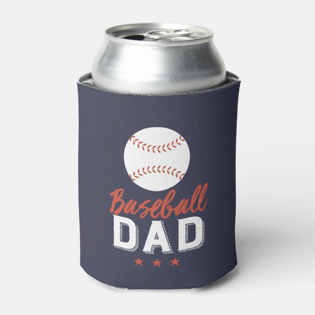 Baseball Vater Stolz Vater des Sportspielers Kind Dosenkühler (Kanne Vorderseite)