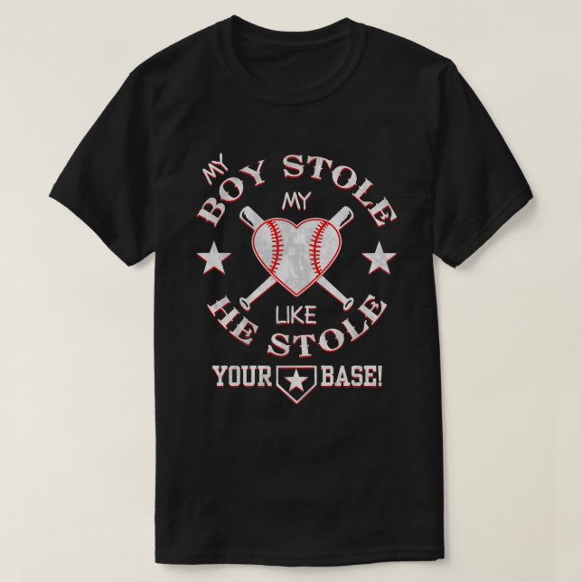 Baseball-Vater T-Shirt (Design vorne)