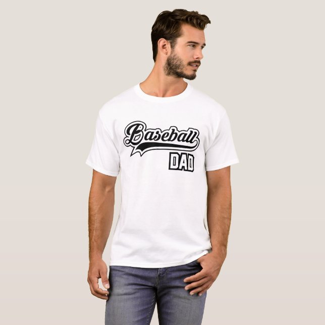 Baseball-Vater T-Shirt (Vorne ganz)