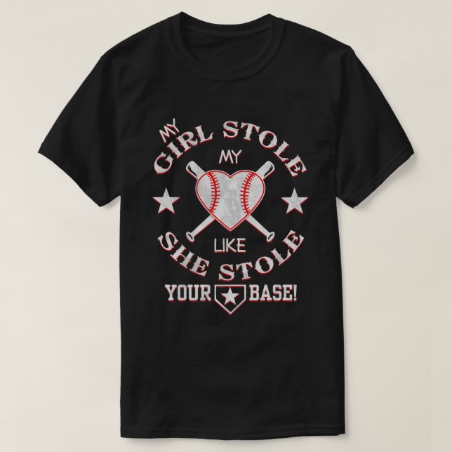 Baseball-Vater T-Shirt (Design vorne)