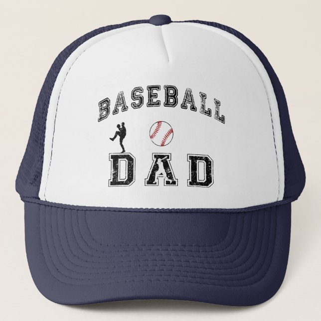 Baseball-Vater Truckerkappe (Vorderseite)