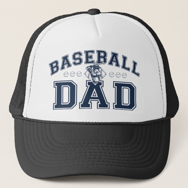 Baseball-Vater Truckerkappe (Vorderseite)