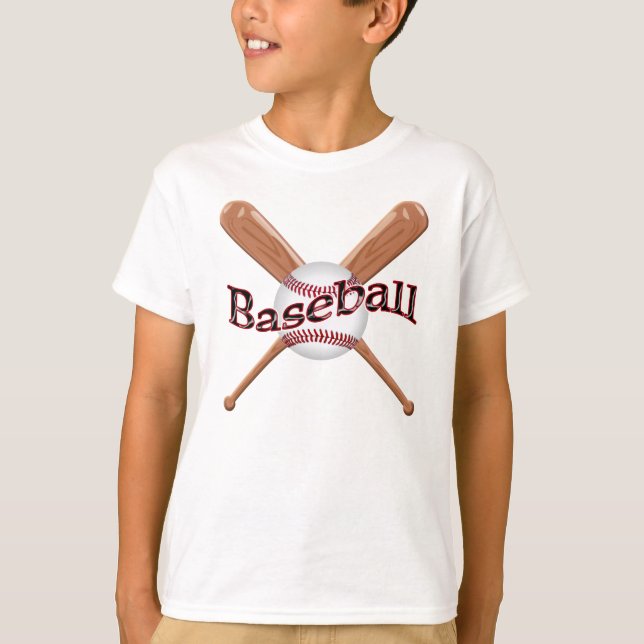 Baseball-Vater und Sohn-zusammenpassende Shirts (Vorderseite)