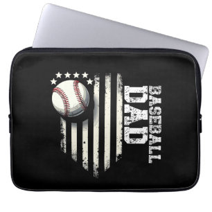 Baseball VATER USA - Tag der amerikanischen Flagge Laptopschutzhülle