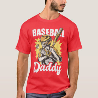 Baseball-Vater zum Vatertag T-Shirt