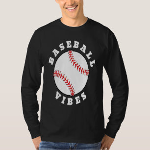 Baseball Vibes Sport Kinder Mama Vater Männer Frau T-Shirt
